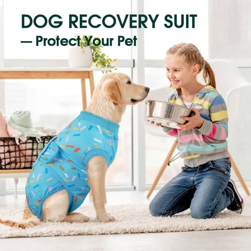 Kuoser Dog Surgery Suit, Female Dog Recovery Suit Doggie Onesie for Surgery by Kuoser - Image 7