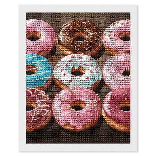 Kit peinture diamant FodPand 5D pour réussir sa première broderie diamant donuts sans stress
