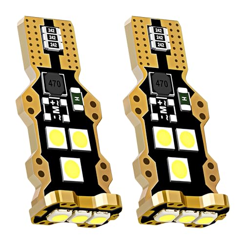 Bombilla LED T15 6000K Super Brillante Blanca 2 Piezas miniatura 1