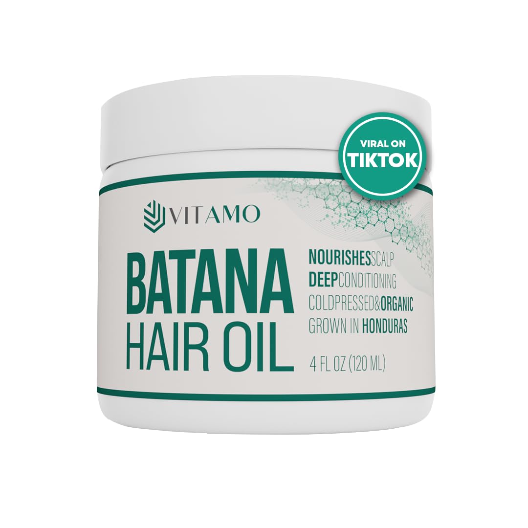 100% Organic Batana oil for Hair Growth | Pure Elaeis Oleifera | Natural Cold Press Extraction Method | Dr Sebi Scalp Care Hair Shine treatment for Men & Women | No Burnt Smell