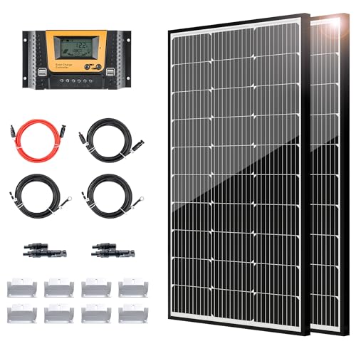 JJN 200W Solar Panel Kit