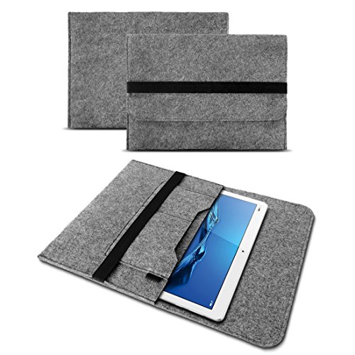 UC-Express Tablet Tasche Schutzhülle aus strapazierfähigem Filz mit praktischen Innentaschen Sleeve Hülle Tasche Cover Notebook Case