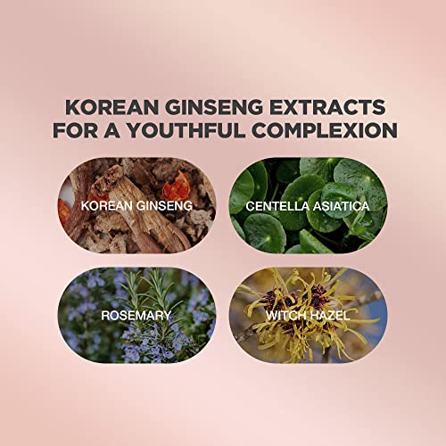 Ginseng Face Cream | Advanced Ginseng Radiance Face Cream | Korean Face Cream | Ginseng Face Cream With 54% Korean Ginseng Extracts | Ginseng Face Cream With Skin Rejuvenating Complex | Korean Ginseng Face Cream Formulated With Ginseng Serum | Korean Ginseng Eye Cream For Sensitive And All Skin Type | Formulated With Korean Ginseng, Centella Asiatica, Rosemary And Other Natural Ingredients | Use With Ginseng Serum For The Best Results | 3.38 Fl Oz 100 Ml #TOP2