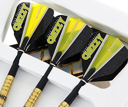 Target Darts Dave Chisnall Gold Titanium Steel Tip Darts, 22gm