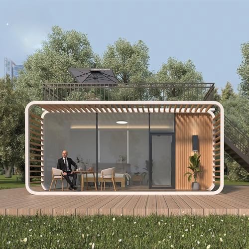 Casa expandible prefabricada de contenedores expandible, casa modular expandible