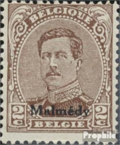 Belgian Post Malmedy 2A II Ornament not Broken unmounted Mint/Never hinged ** MNH 1920 Albert I. (Stamps for Collectors)