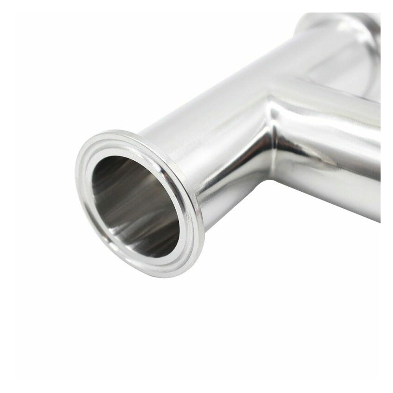 OD19mm-102mm SS304 3 Way tee Ferrule 1.5 2 3 Fit 1.5-4 Inch Tri Clamp (Color : 51mmx Ferrule 64, Size : SS304)