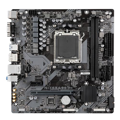 GIGABYTE B650M S2H Scheda madre - AMD Ryzen serie 9000, VRM a 5+2+2 fasi, fino a 6400 MHz DDR5 (OC), 1xPCIe 4.0 M.2, LAN GbE, USB 3.2 Gen 1 - Scheda madre - Immagine 2