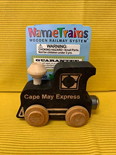 NameTrains Custom Black Engine - Made in USA