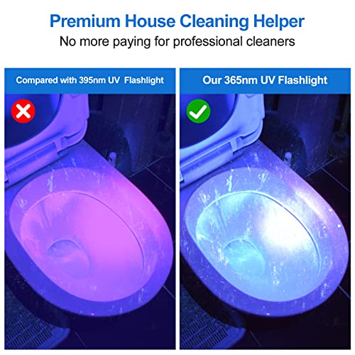 Vansky S5C X7 Pro 365Nm Uv Light Blacklight Flashlights: Led Black Light Flashlite Professional Ultraviolet Flashlight Pet Urine Detector thumb #2