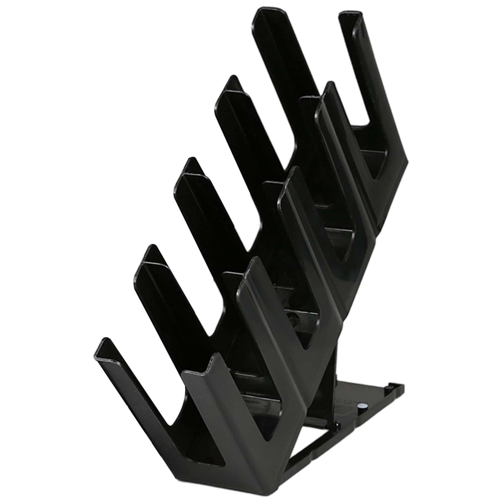 Portavasos de papel 18x5x9.5 Portavasos desechables de plástico negro con 4 compartimentos con base ajustable para ajuste de altura para restaurante, oficina, habitación de invitados, cafetería