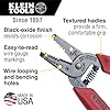 Klein Tools 11046 Wire Stripper, Wire Cutter, Made in USA, Stripping/Cutting Tool for 16-26 AWG Stranded, Compact Nose with Precision-ground Stripping Holes