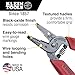 Klein Tools 11046 Wire Stripper, Wire Cutter, Made in USA, Stripping / Cutting Tool for 16-26 AWG Stranded, Compact Nose with Precision-ground Stripping Holes