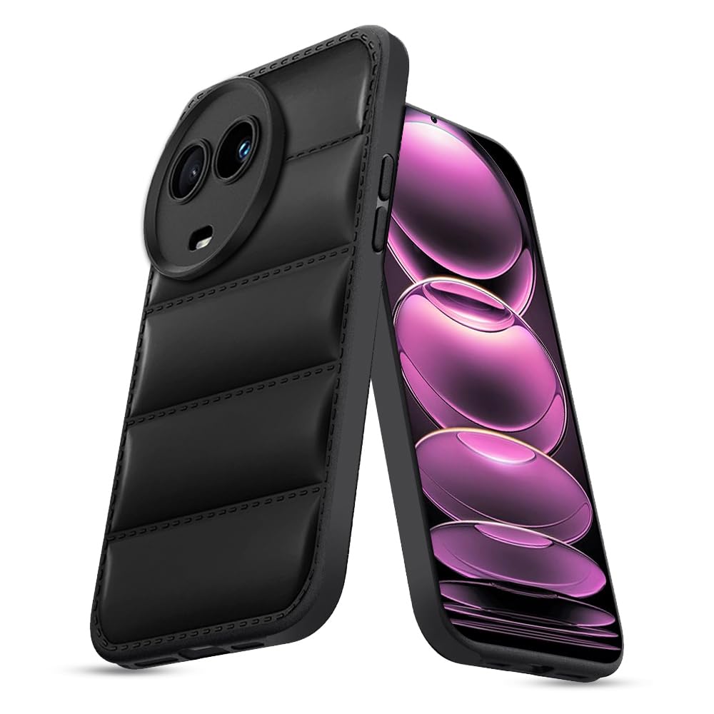 KARWAN® Puffer Edition Silicone Case Cover for Realme 11X 5G | Scratch Resistance Mobile Cover, Camera Protection Case Compatible with Black (B0CVB7BSBW) Amazon Price History, Amazon Price Tracker