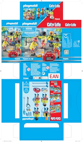 Equipe De Secouristes Playmobil La Boîte - vue 10