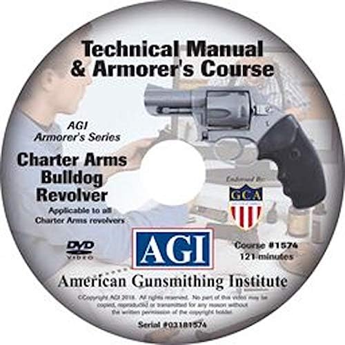 Armorer’s Course Video on DVD for Charter Arms Bulldog Revolver – Technical Instructions for Disassembly, Cleaning, Reassembly and More