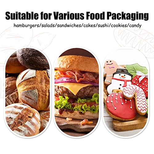 Haawooky GFEWF 100 Pack Clear Plastic Take Out Container,Square Hinged Food Container,Dessert Clamshell Containers thumb #4
