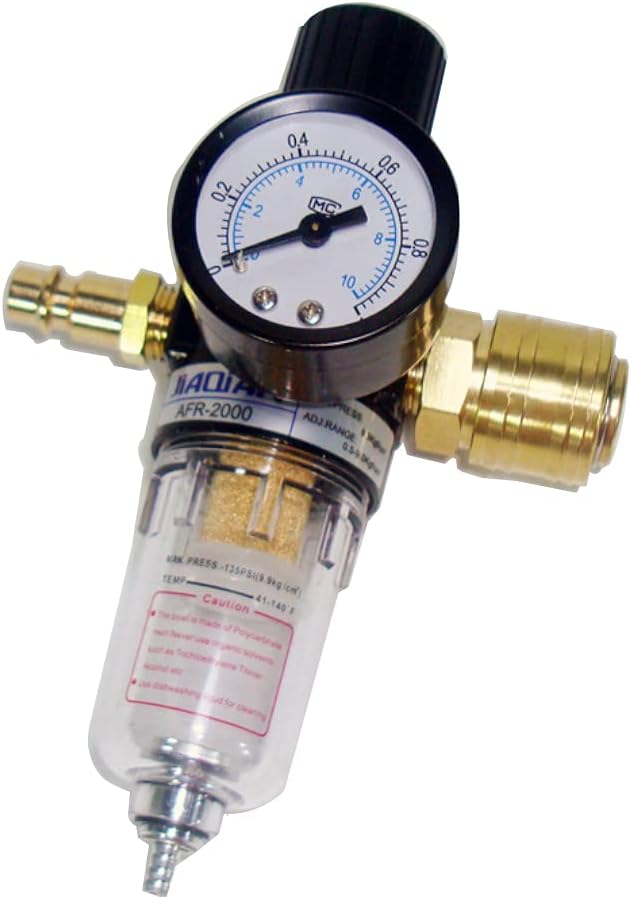 testyu 1/4 inch Compressed Air Water Separator Pressure Reducer