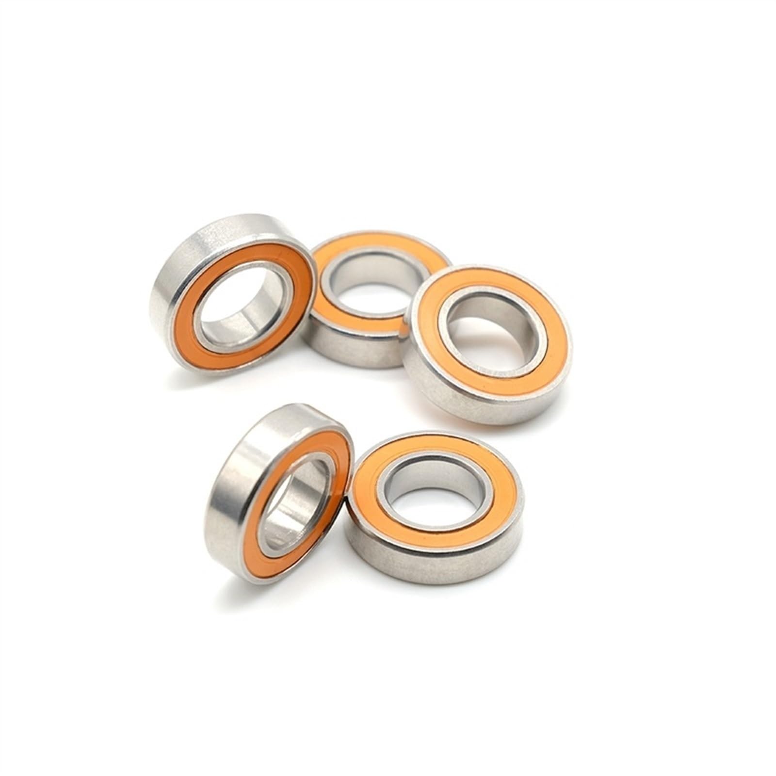 4 rodamientos de bolas de cerámica híbridos de acero inoxidable S6800-2RS CB S6800 2RS 10x19x5 mm