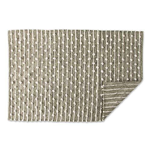 DII Slub Rug Collection Recycled Cotton Loop, 2x3', Antique Green - image 2