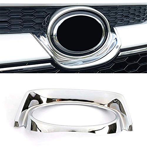2019-2020 適合トヨタカローラセダン (E210) カーアクセサリーフロントグリルセンターエンブレム装飾トリムabs 1pc (クローム) (Chrome)