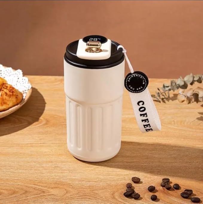 Image of Personalized Coffee Tumbler with Name, Double Wall Insulated Customized Travel Mug with Lid, Coffee Mug for,Men Valentine Day Gifts, Corporate Gifts for Employee (Black)