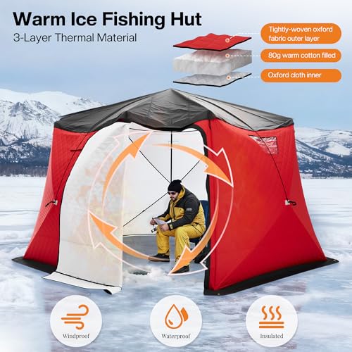 Albott 6-8 Person Ice Shanty