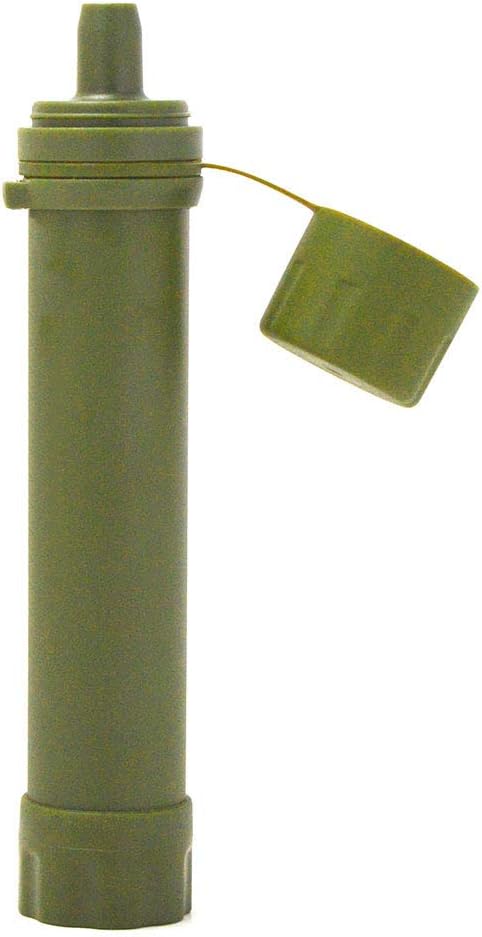 Lixada Filtro de Agua Portátil Sistema de Filtración de Agua Mini para Emergencia Supervivencia Acampada Viaje Mochilero 1/2pcs 1500L