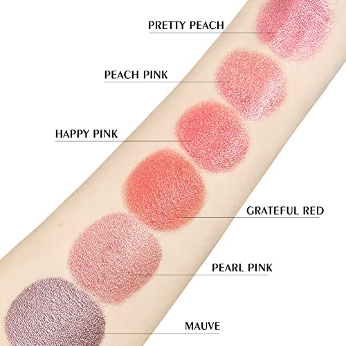 Kyda Blush Beauty Wand, Shimmer Face Blush With Cushion Applicator, Natural Pearl Finish, Silky Smooth Creamy Formula, Lightweight Blendable Blush Rouge Stick, By Ownest Beauty-Mauve #TOP4