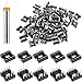 DKARDU 50 pcs Round DIP IC Socket 2.54 mm Pitch 8 Pin IC Socket Adaptor Round Hole Type Not Easy to Break,with tin Wire Pen for Electronics Experiment DIY