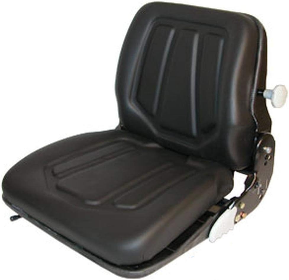 Black Forklift Seat Fits Universal Products Models FLS322BL VLD1649