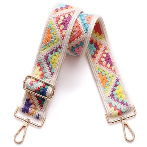 Image of S-Jacorry Purse Strap Replacement Crossbody Wide Shoulder Strap Adjustable Canvas Straps Handbag Strap Replacement Belts