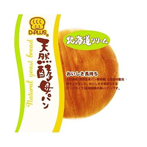 Amazon | デイプラス 天然酵母パン北海道クリーム 1個×12個 | デイ