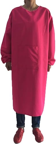 Miniatura 1 de Delantal de cocina de manga larga para adultos, delantal de dibujo de artista impermeable