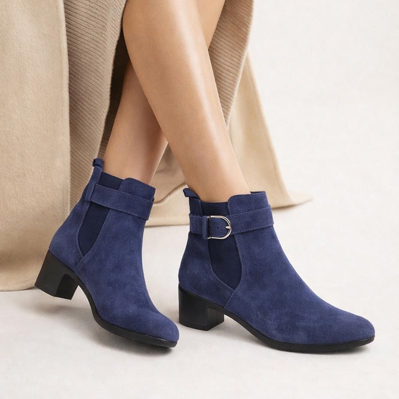 Image of FAUSTO Women Flared Heel Boots