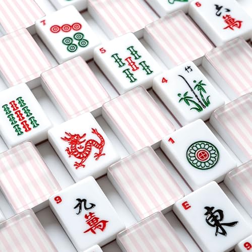 Juego de Mahjong Americano Set 166 Fichas Acrílico miniatura 4