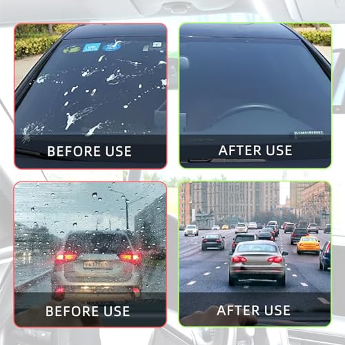 Ongfuwu ON-CWCT-28 Car Windshield Cleaning Tool, Microfiber Auto Window Cleaner Set thumb #3