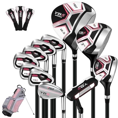 Pgm Women'S Complete Golf Club Set Graphite Right Handed 15 Pieces