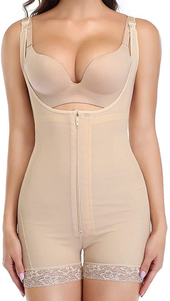 NEWCES Plus Size S-6XL Magic Full Body Shaper Bodysuit Slimming Waist Trainer Girdle Thigh Trimmer Weight Loss Corset