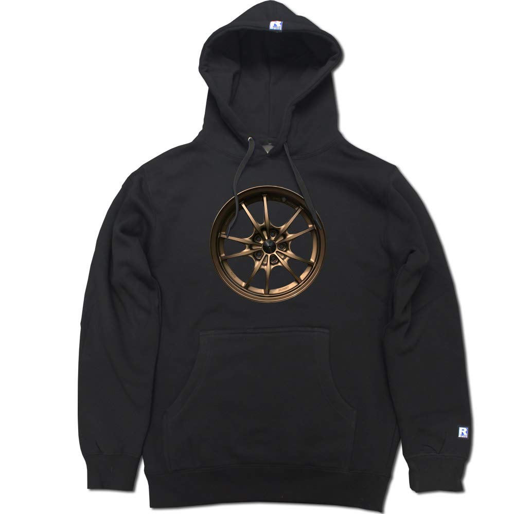 FTD Apparel R Built Men's MF10 Wheels Pullover Hooded Sweater
