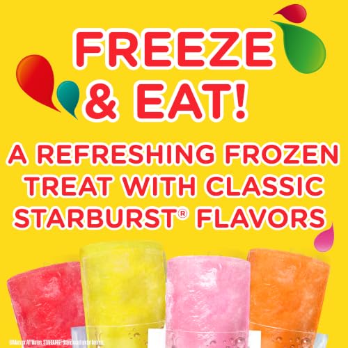 Image of Starburst Freezer Bars Variety Pack, Fruity Flavored Ice Pops, 40 Count