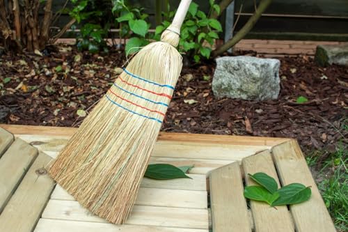 York Basen Handfeger Mini aus Sorgo – Naturfarbe, Standardgröße