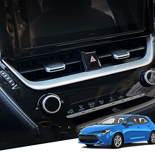 Hearsheng トヨタ 新型カローラツーリング 210系(2019年10月~)/新型カローラスポーツ 210系(2018年6月~現行) カローラクロス 10系(2021年9月~)専用ABS素材エアコン吹き出し口パネル インテリアパネル 内装カスタムパー