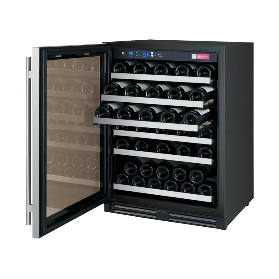Allavino Wine Refrigerator, 56 Bottle, Stainless Steel