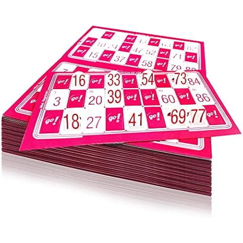 DECORESTOR 960 Cartones Bingo Troquelados Reutilizables Cover
