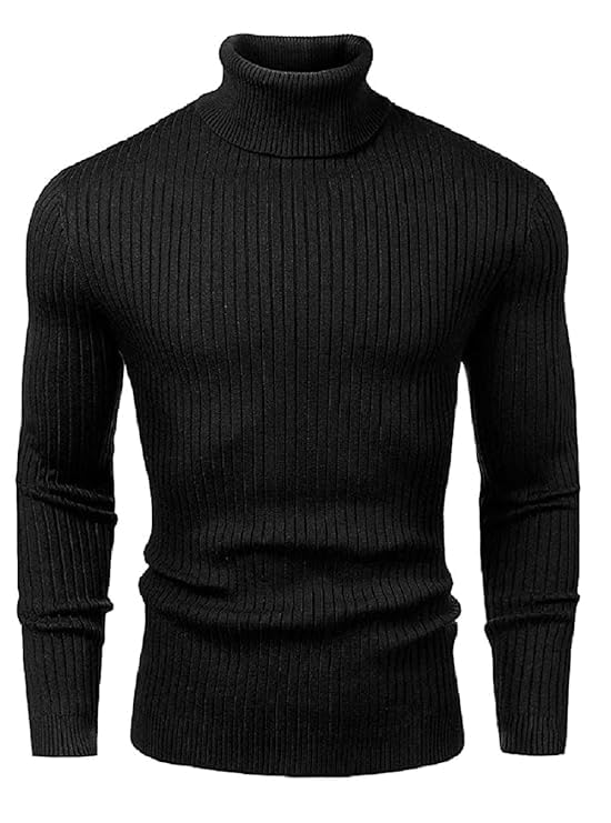 Men's Cotton High Neck | Full Sleeve | Slim Fit | Soft & Comfortable | Solid Winter Casual Wear-picture-23