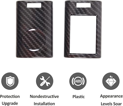 Miniatura 7 de Carcasa inteligente para llavero con control remoto compatible con Chevrolet Corvette C6 C7, funda para llavero de control remoto de automóvil