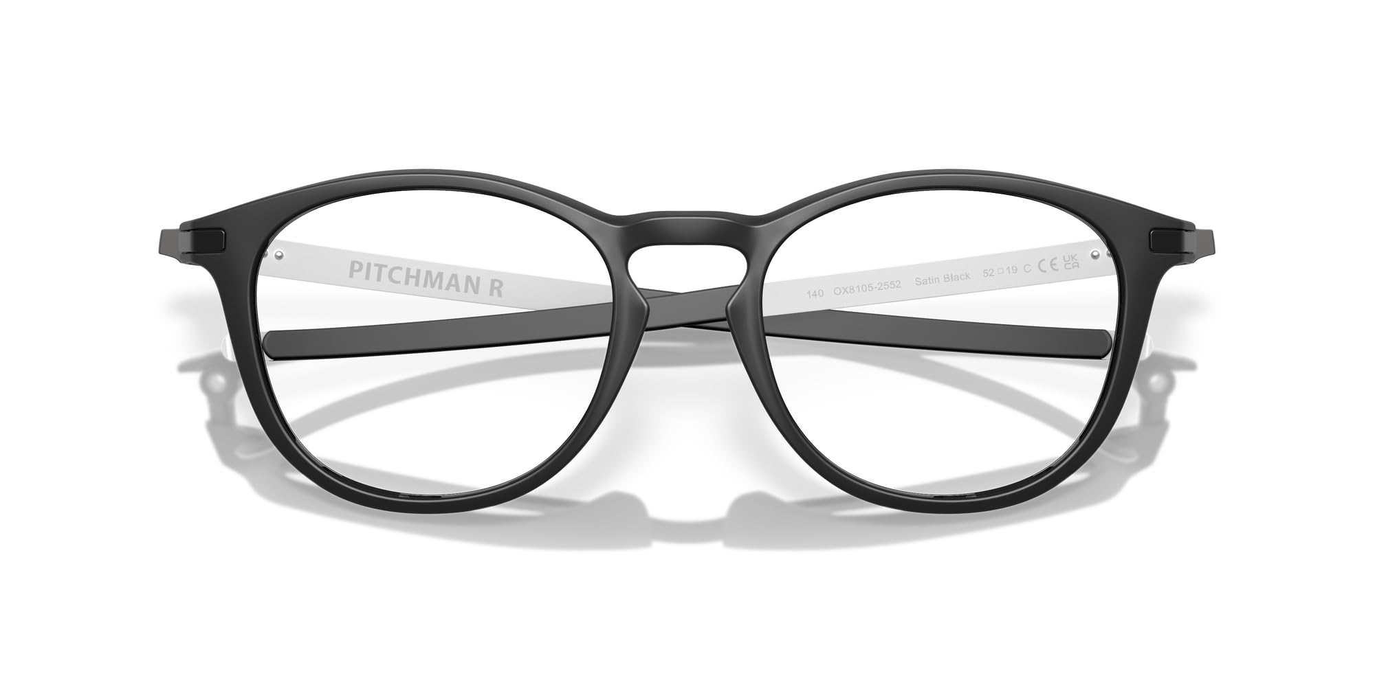 Oakley OX8105 Pitchman R oprawki do okularów korekcyjnych, satynowe czarne/soczewki demo, 50 mm