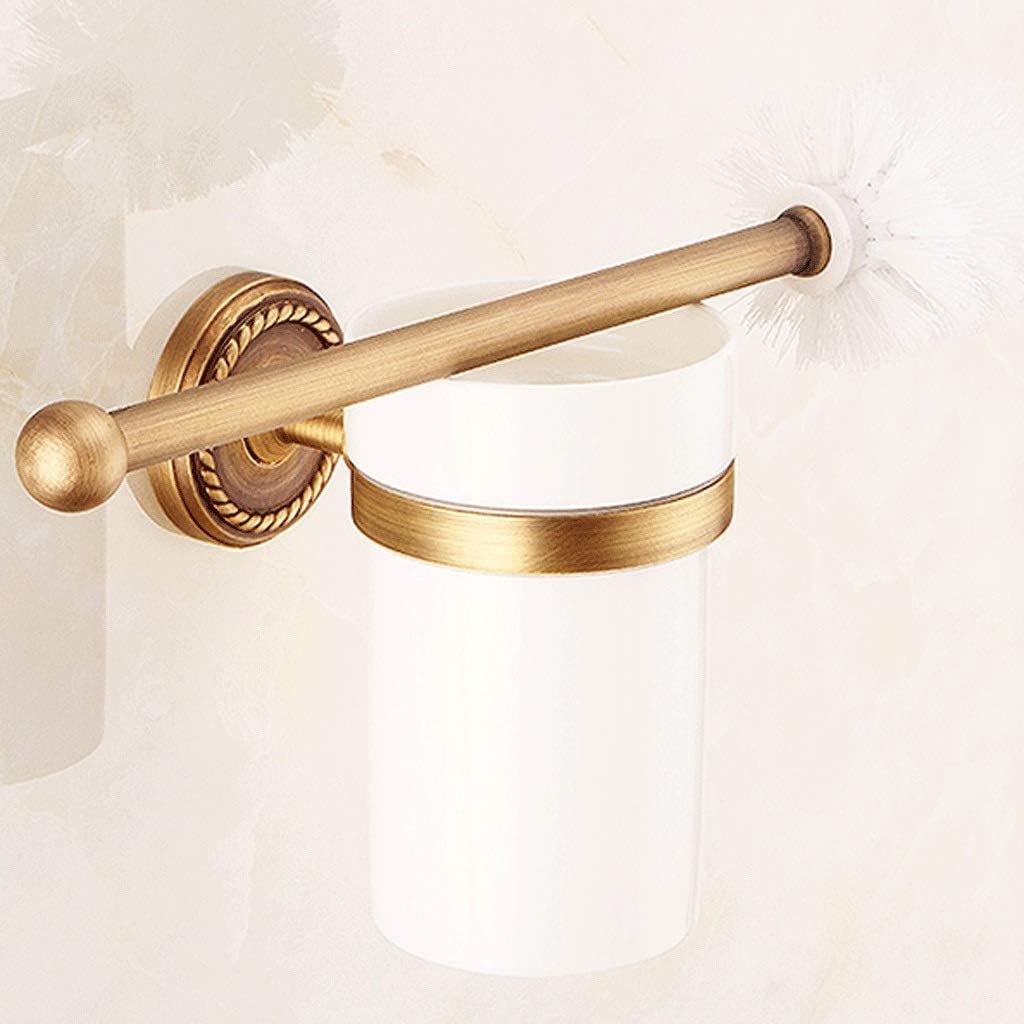 Toilet Brush Cleaning - Copper European Wall-Mounted and Bracket Cup Holder