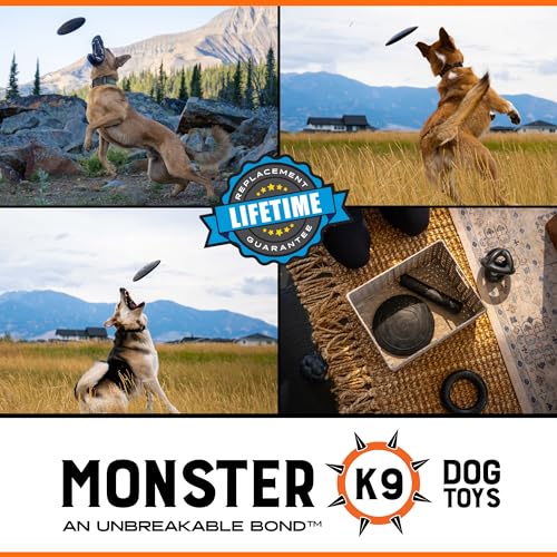 Monster K9 Dog Toys Monster K9 Indestructible Aero Disc - Lifetime Replacement - Medium & Large Breeds - Ultra Durable For Aggressive Chewers - Chew, Tug, & Fetch Dog Toy thumb #8